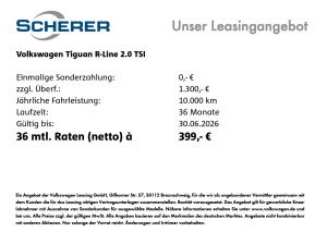 Volkswagen Tiguan R-Line 2.0 TSI OPF 4M DSG LEDER AHK STHZ
