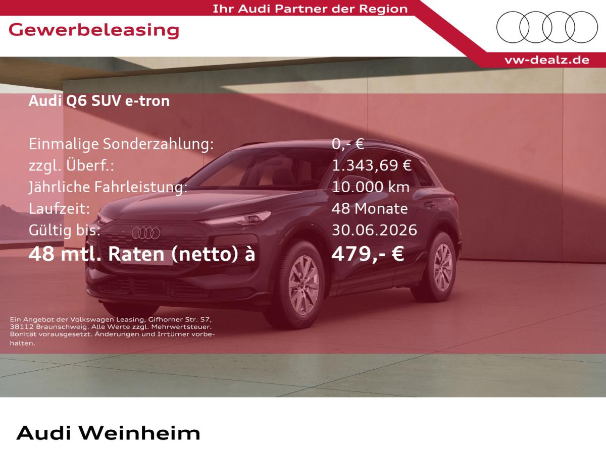 Audi Q6 e-tron Q6 SUV e-tron Klima PDC ACC LED DAB