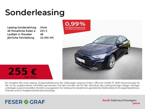 Audi A3 Limousine 35 TDI S tr. S line ACC KAMERA VIRT
