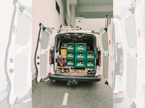 Ford Transit Custom *Bitte Beschreibung lesen* "Anpacker-Wochen" inkl. Anhängerkupplung +Laderaumschutzpaket