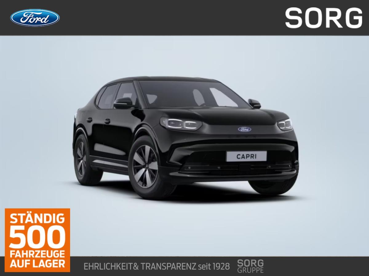 Ford Capri Select 🔋 BEV ⚡ 77kWh 💥 Agate-Black Met. ⚡ Komfort-Paket 💥 B&O Sound System ⚡ Wärmepumpe 💥