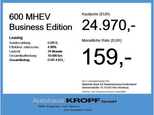 Fiat 600 MHEV Business Edition Abb. Sonderausstattung
