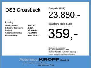 DS Automobiles DS 3 Crossback DS3 Crossback Alcantara+Navi+SHZ+Fernlichtass.