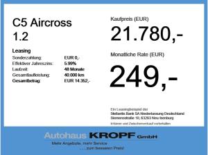 Citroën C5 Aircross 1.2 LED+Navi+SHZ+Winterp.+2xKlima+LM