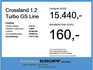 Opel Crossland 1.2 Turbo GS Line LED+SHZ+2xKlima+LM