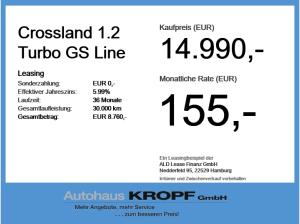 Opel Crossland 1.2 Turbo GS Line LED+SHZ+2xKlima+LM
