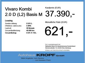 Opel Vivaro Kombi 2.0 D (L2) Basis M Fernlichtass.