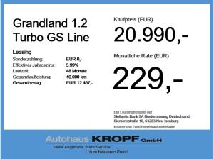 Opel Grandland 1.2 Turbo GS Line Alcantara+LED+SHZ+LM