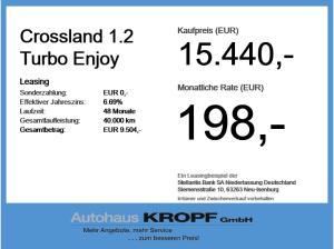 Opel Crossland 1.2 Turbo Enjoy LED+SHZ+Fernlichtass.