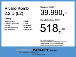 Opel Vivaro Kombi 2.2 D (L2) LED+Navi+2xKlima+Kam.
