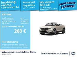 Volkswagen T-Roc Cabrio 1.0 TSI Style GAR 2030 Navi PDC LED uvm