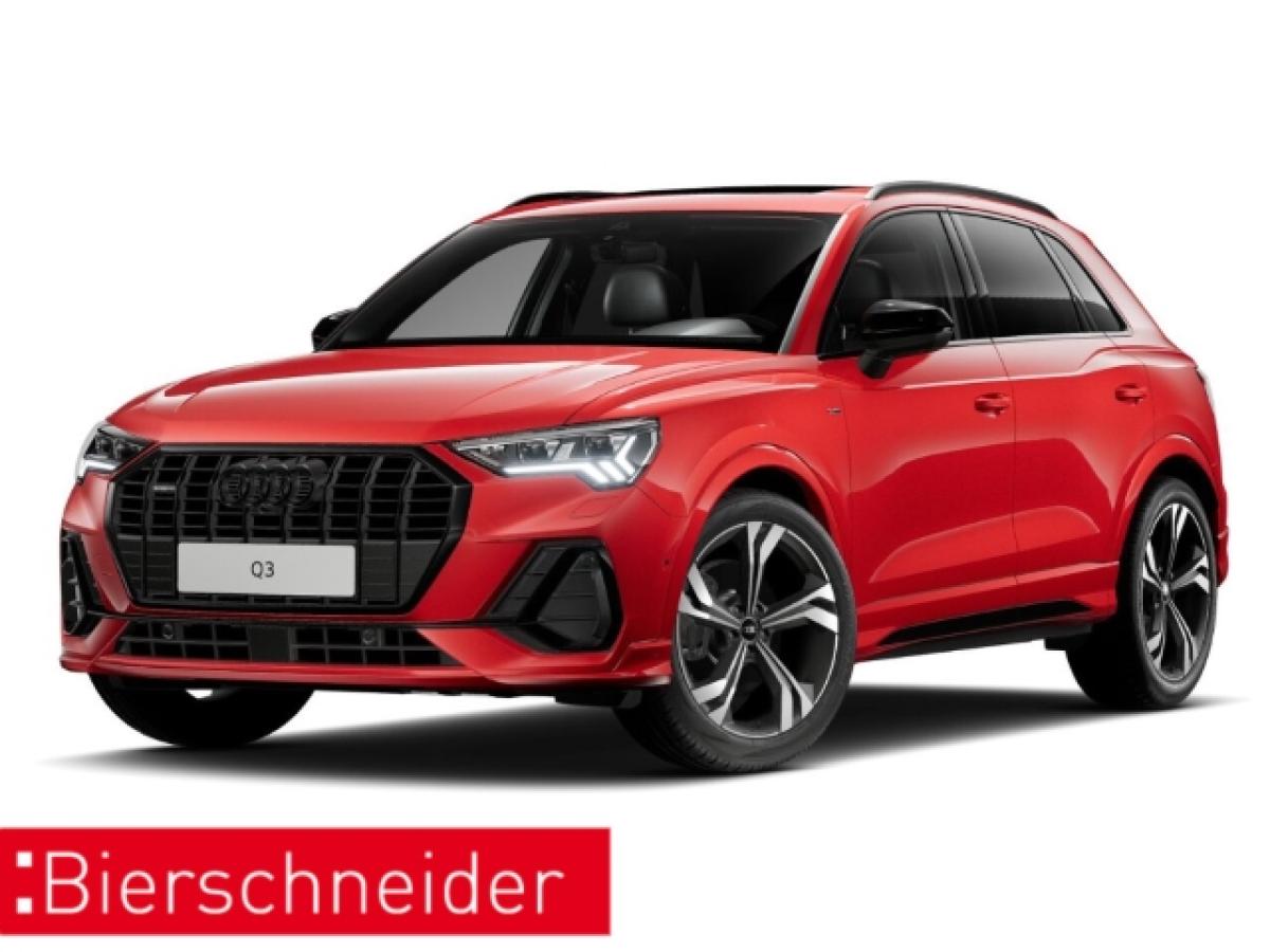 Audi Q3 40 TDI qu. S tronic 2x line FINANZIERUNG MIT RÜCKGABERECHT MATRIX 20 PANO AHK SONOS NAVI S-SITZE ACC