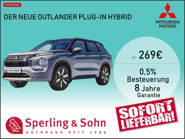 Mitsubishi Outlander Plug-In Hybrid PLUS mit 0,5%-Regelung ❗"Tolle Ausstattung"❗ ✔️GEWERBE-DEAL✔️