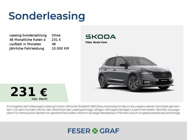 Skoda Fabia Monte Carlo 1,0 TSI *KAM*SMART-LINK*