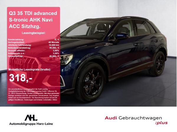 Audi Q3 35 TDI advanced S-tronic AHK Navi ACC Sitzhzg.