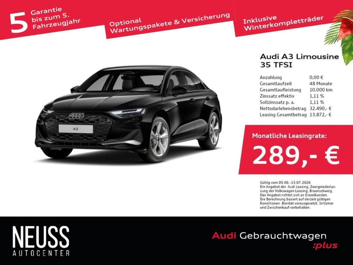 Audi A3 Limousine 35 TFSI advanced NAVI+AHK+RFK+ACC+AKTION