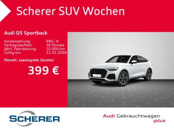 Audi Q5 Sportback S line 50 TDI 360°KAMERA AHK OPTIK-SCHWARZ+ MATRIX
