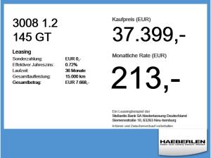 Peugeot 3008 1.2 145 GT ACC+Alcantara+LED+Navi+SHZ+Kam.