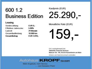 Fiat 600 1.2 Business Edition LED+Navi+SHZ+Kam.+LM
