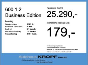 Fiat 600 1.2 Business Edition LED+Navi+SHZ+Kam.+LM