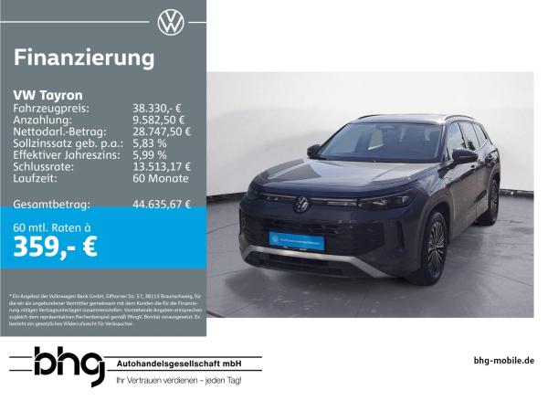 Abbildung Leasingangebot VW Tayron