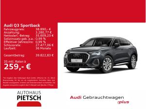 Audi Q3 Sportback 35 TFSI S tronic S line LED ACC AHK