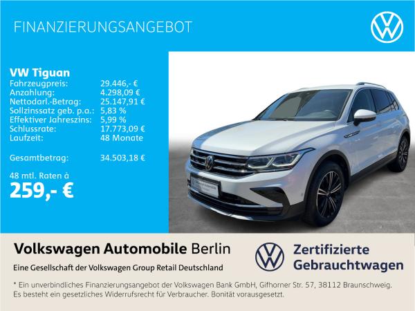 Volkswagen Tiguan 2.0 TDI DSG Elegance Navi LED SHZ ACC