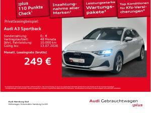 Audi A3 Sportback 30 TFSI adv. S tronic STANDHZG/PANO