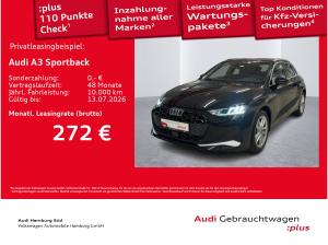Audi A3 Sportback 30 TFSI advanced S tronic Kamera AHK Stdhzg