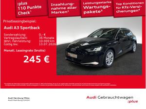 Audi A3 Sportback 30 TFSI advanced S tronic Kamera AHK