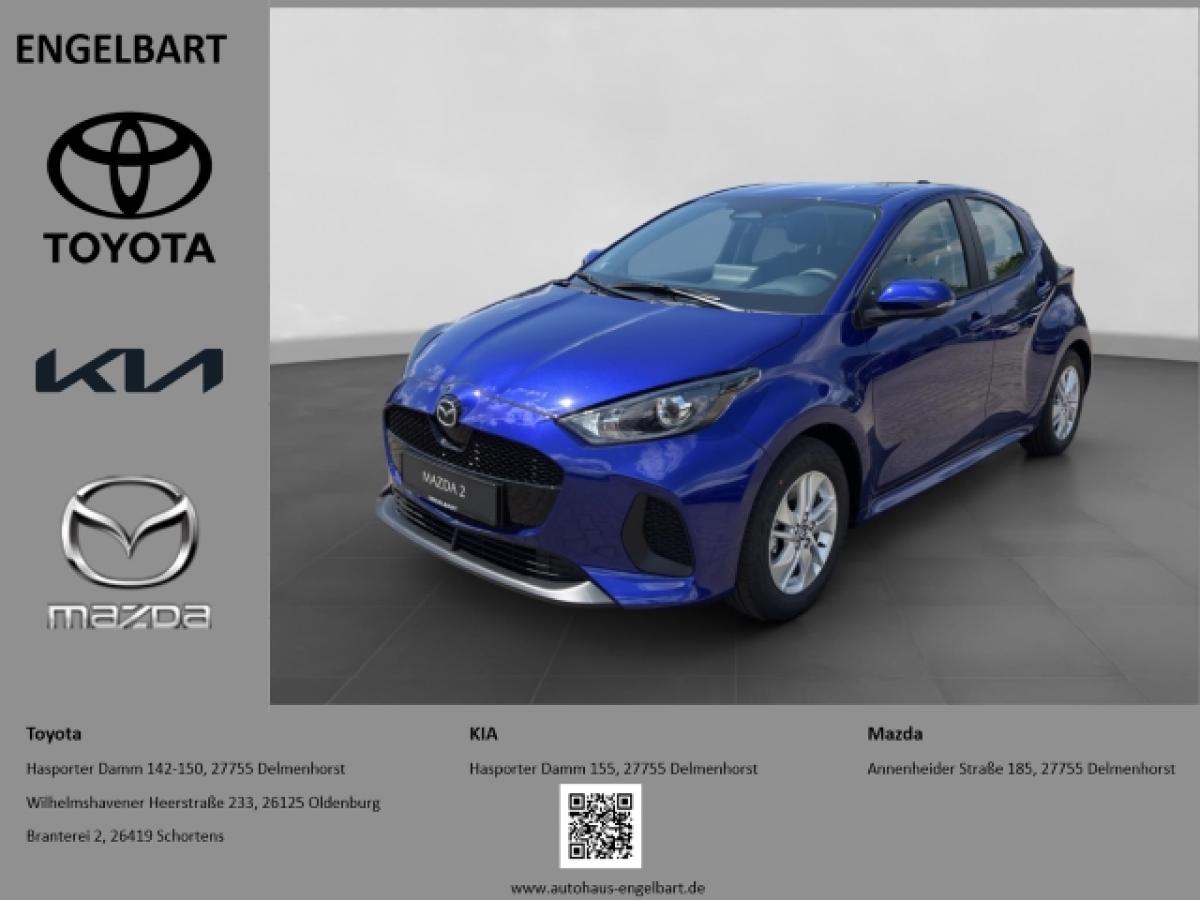Mazda 2 Hybrid Centre-Line ACC Apple CarPlay Android Auto Klimaautom Musikstreaming DAB SHZ