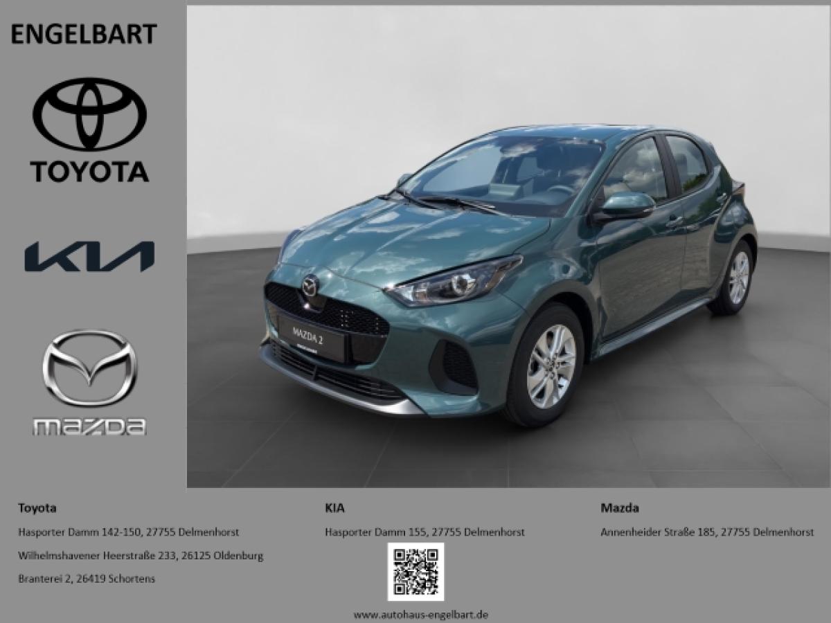 Mazda 2 Hybrid Prime-Line ACC Apple CarPlay Android Auto Klimaautom Musikstreaming DAB SHZ