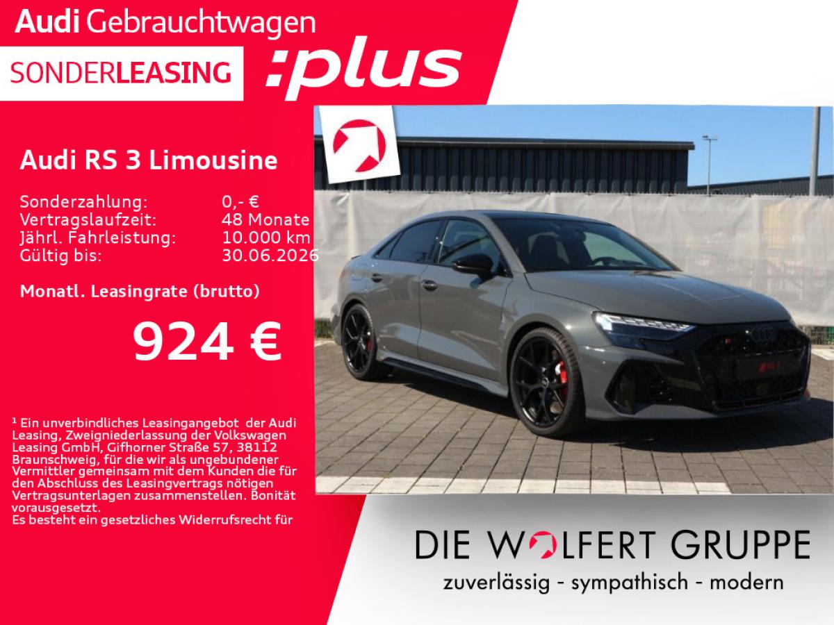 Audi RS3 RS 3 Limousine S tronic*NIMBUSGRAU*PANO*280km/h*