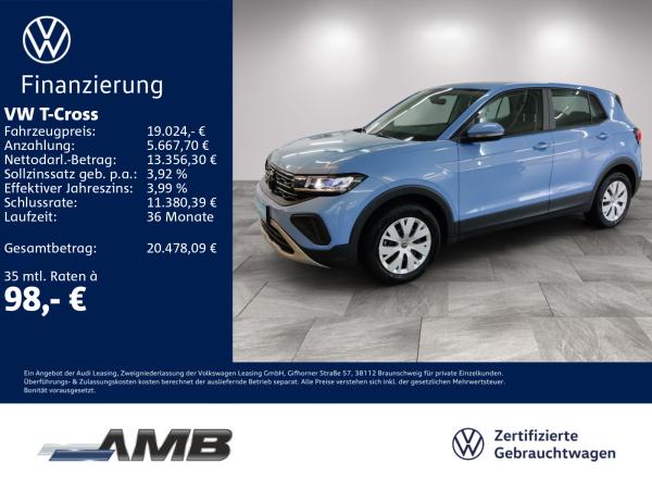 Volkswagen T-Cross 1.0 TSI LED/digi.C/Sitzhzg/bis08.2030Garantie