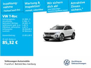 Volkswagen T-Roc 1.0 TSI Goal DAB+ Navi FrontAssist SideAssist TravelAssist