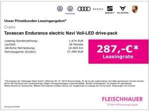 Cupra Tavascan Endurance electric Navi Voll-LED drive-pack