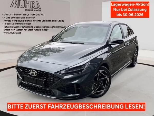 Hyundai i30 1.5 N LINE 7-DCT | Zulassung bis 30.06.26
