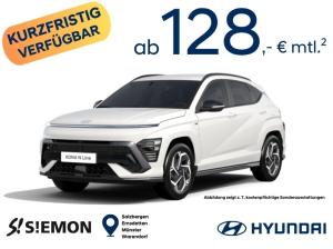 Hyundai KONA N Line ✔️1.6 T-GDI ✔️ 110kW ✔️ MY27 ✔️ 7-Gang-DCT ✔️ kurzfristig verfügbar ✔️ Privatkundenangebot