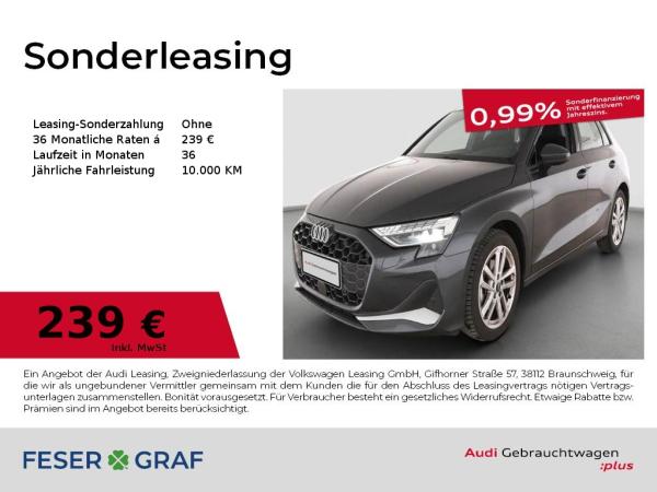 Audi A3 Sportback Advanced TFSI S tronic RFK Navi LED