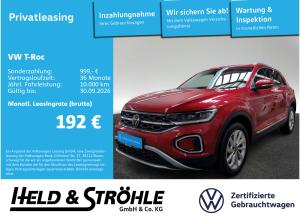 Volkswagen T-Roc Style 2.0 TDI DSG ACC LED+ NAVI KAM