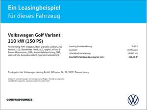 Volkswagen Golf Variant 1.5 eTSI DSG GOAL AHK KAM ACC NAVI LED PDC SHZ