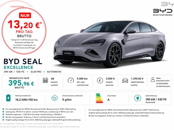 BYD SEAL Excellence⚠️**3.000€ Förderung**⚠️ | Panorama I 19"Felgen I Head-Up