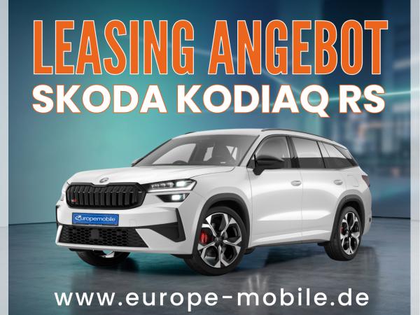 Skoda Kodiaq RS 2026 2.0 TSI 195kW 4x4 DSG (UVP 65.889€/KW9/26) 7-SITZE/PANO/MATRIX/AHK/WINTER/STANDHZG/4J.GARANT