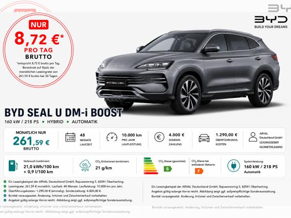 BYD Seal U 1.5 DM-i Boost Plug-In-Hybrid⚠️**4.000 Euro Förderung**⚠️ | 360 Kamera I Navi I LED