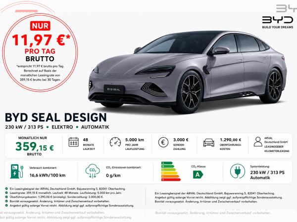 BYD SEAL Design⚠️**3.000€ Förderung**⚠️ | 19"Felgen I 360 Kamera I Navi