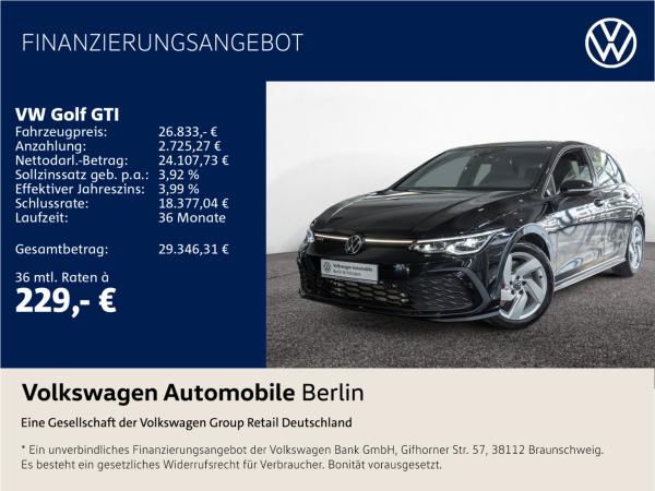 Volkswagen Golf VIII GTI 2.0 TSI LED PDC