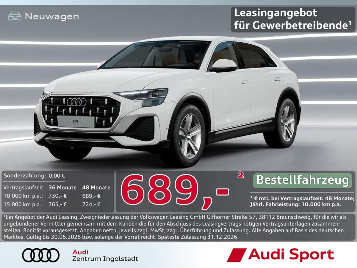 Audi Q8 TDI qu Luft LED PDC Kam UPE 90.200,-