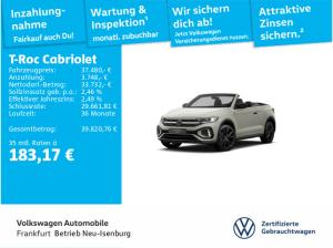 Volkswagen T-Roc Cabriolet R-Line 1.5 TSI STHZG AHK DCC APP