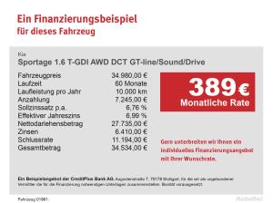 Kia Sportage 1.6 T-GDI AWD DCT GT-line/Sound/Drive LED