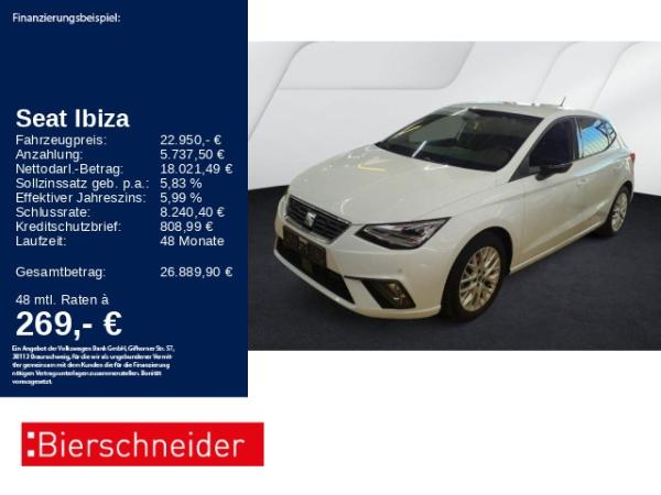 Seat Ibiza 1.5 TSI DSG FR LED ACC NAVI CAM SHZ